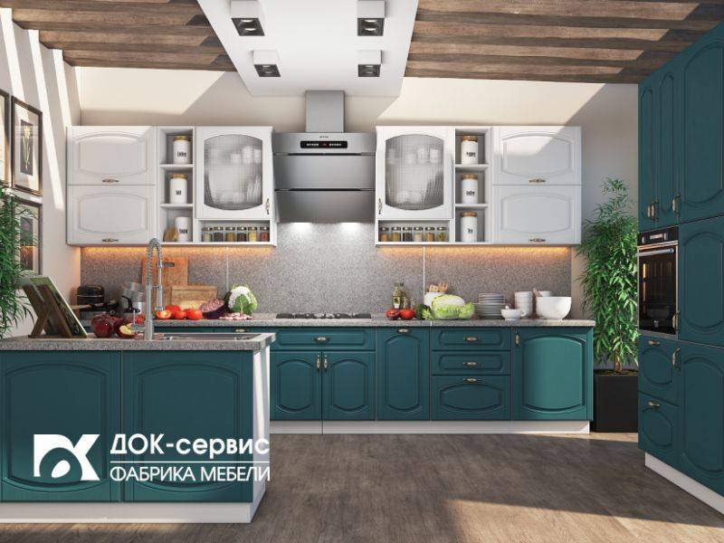 угловая кухня мдф в Самаре