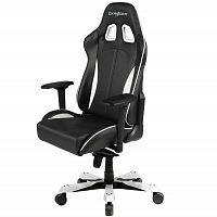 кресло геймерское dxracer king ks57 черно-белое в Самаре