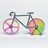 нож для пиццы из нержавеющей стали the fixie, радужный в Самаре