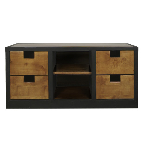 комод под tv industrial коричневый в Самаре