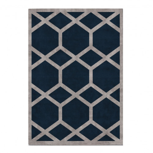 ковер ahston blue 150x220 синий в Самаре