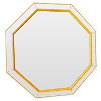 зеркало венецианское восьмиугольное желтое yellow octagon в Самаре