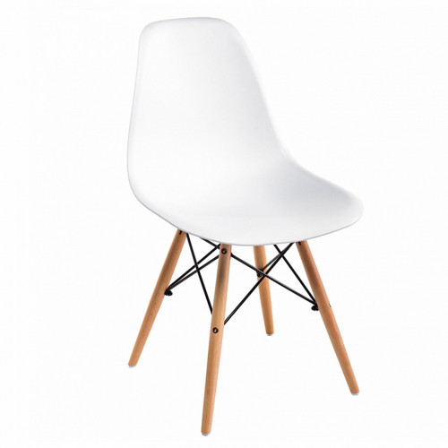 стул деревянный eames pc-015 white в Самаре