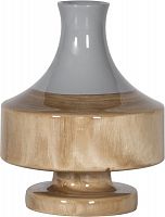 ваза настольная rustic chic vase grey wood в Самаре