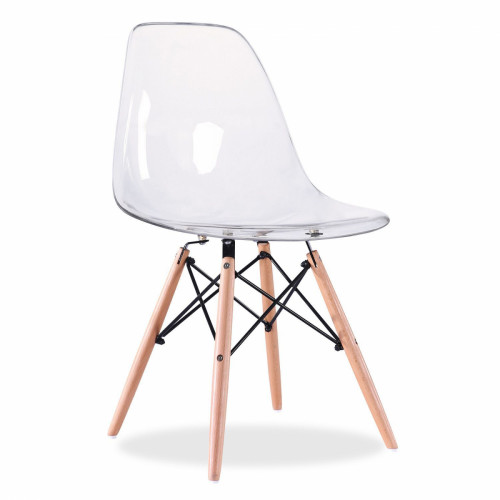 стул деревянный pc-015 прозрачный (eames style) в Самаре