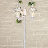 садово-парковый светильник elektrostandard capella f/3 белое золото 4690389082412 в Самаре