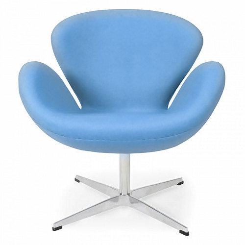 кресло swan chair голубое в Самаре