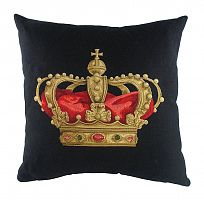 подушка с картинкой короны king crown black в Самаре