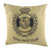 подушка с гербом королевского royal yacht club в Самаре