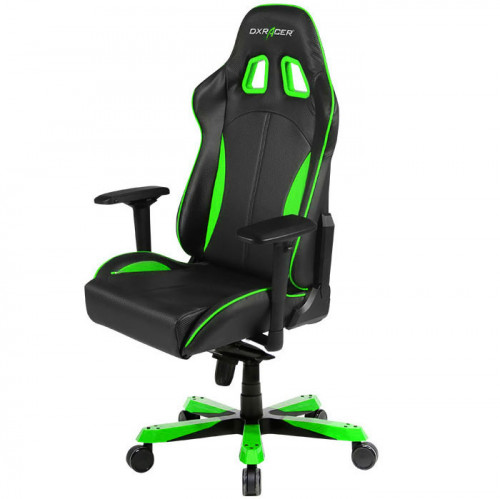 кресло геймерское dxracer king ks57 черно-зеленое в Самаре