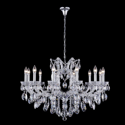 подвесная люстра crystal lux hollywood sp12 chrome в Самаре