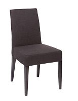 стул aylso dining chair кожа тёмно-коричневая в Самаре