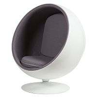 кресло eero ball chair серое в Самаре