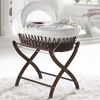 колыбель-переноска gift wicker moses basket темная, белое белье в Самаре