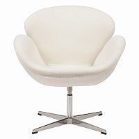 кресло swan chair кремовое в Самаре