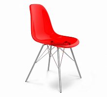 стул dsr красный s37 (eames style) в Самаре