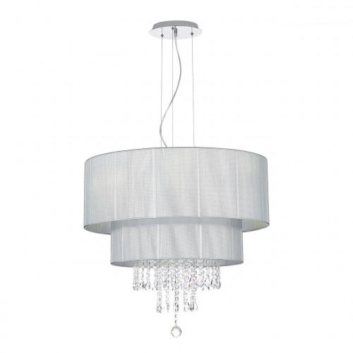 подвесная люстра ideal lux opera sp6 argento в Самаре
