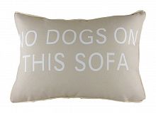 подушка с надписью no dogs on this sofa в Самаре