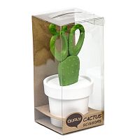 ножницы cactus с держателем, белые с зеленым в Самаре