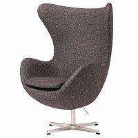 кресло egg chair серое в Самаре