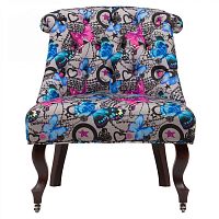 кресло мягкое amelie french country chair бабочки в Самаре