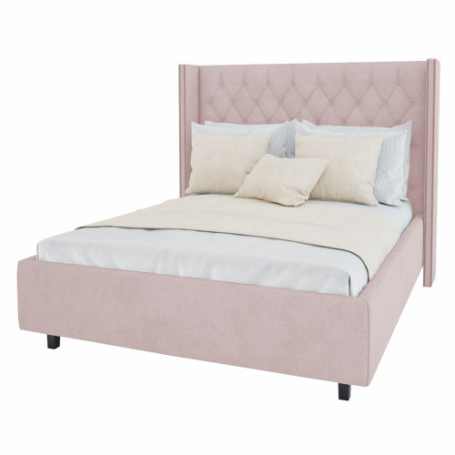 кровать большая 200х200 wing пыльная роза в Самаре