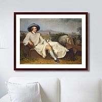 картина: goethe in the roman campagna, 1787г. в Самаре