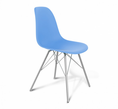 стул dsr голубой s37 (eames style) в Самаре