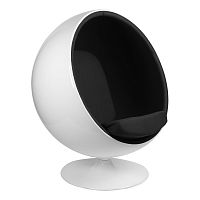 кресло eero aarnio style ball chair черное в Самаре