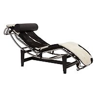 шезлонг chaise longue lc4 черно-белый в Самаре