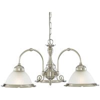 подвесная люстра arte lamp american diner a9366lm-3ss белая в Самаре