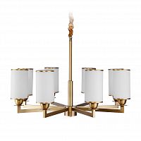 люстра brch9040-8 от delight collection белая/золото в Самаре