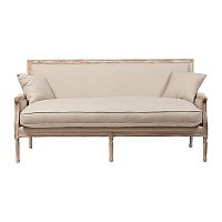 диван auguste salon bench with burlap прямой бежевый в Самаре