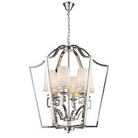 люстра presidential 6 от delight collection белая/никель в Самаре