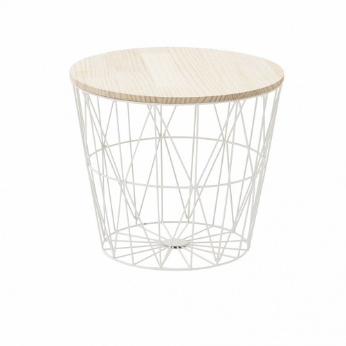 стол-корзина flora m белый в Самаре