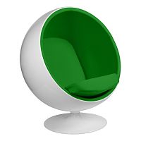 кресло eero aarnio style ball chair зеленое в Самаре