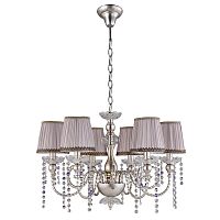 подвесная люстра crystal lux alegria sp6 silver-brown в Самаре