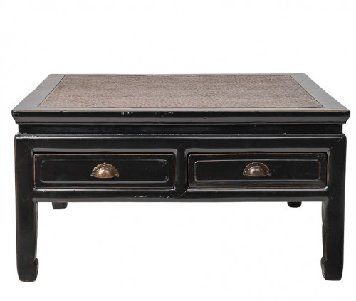 стол кофейный nik 87х87х46 черный в Самаре