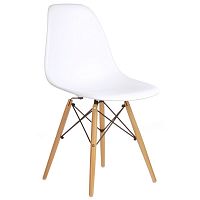 стул деревянный pc-015 белый (eames style) в Самаре