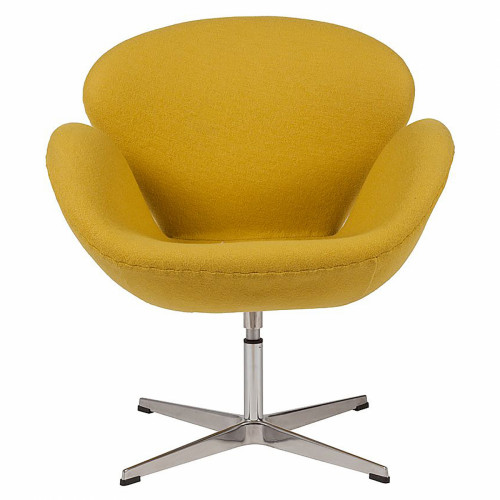 кресло swan chair желтое в Самаре