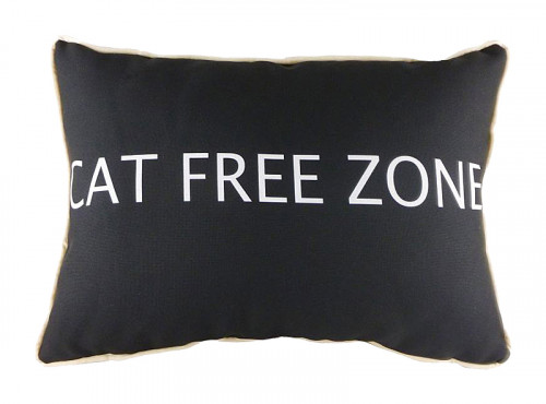 подушка с надписью cat free zone в Самаре