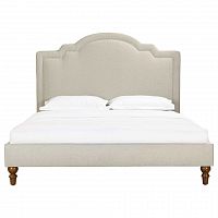 кровать двуспальная 160х200 бежевая cassis upholstered в Самаре