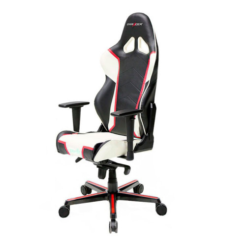 кресло геймерское dxracer racing черно-бело-красное в Самаре