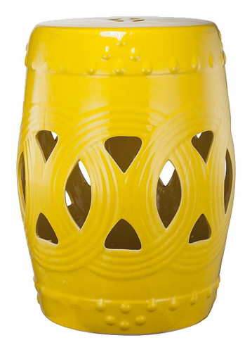 керамический столик-табурет fence stool yellow в Самаре