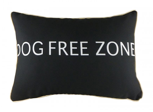 подушка с надписью dog free zone в Самаре