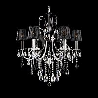 люстра md92721-6a от illuminati прозрачная/черная/ хром в Самаре
