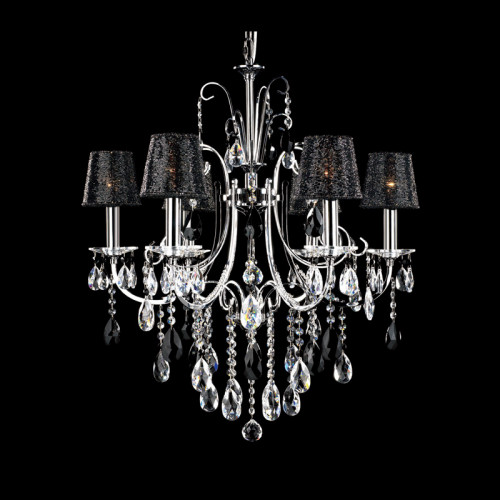 люстра md92721-6a от illuminati прозрачная/черная/ хром в Самаре