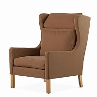 кресло wingback коричневый в Самаре