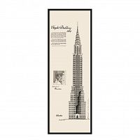 постер chrysler building черный в Самаре