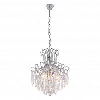 подвесная люстра crystal lux sevilia sp4 silver серебро в Самаре